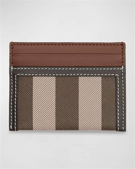 burberry sandon check faux leather card case|Shop Burberry Sandon Leather Check Card Case .